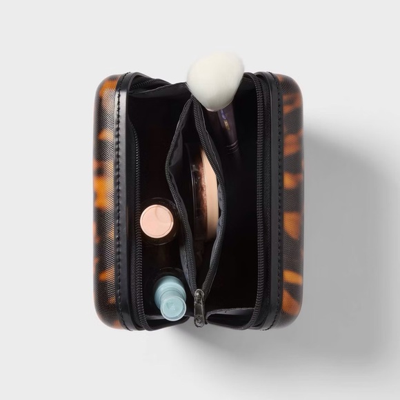 Open Story Brown Animal Print Travel Cube & Set of 3 Pouches NWT - Picture 5 of 15